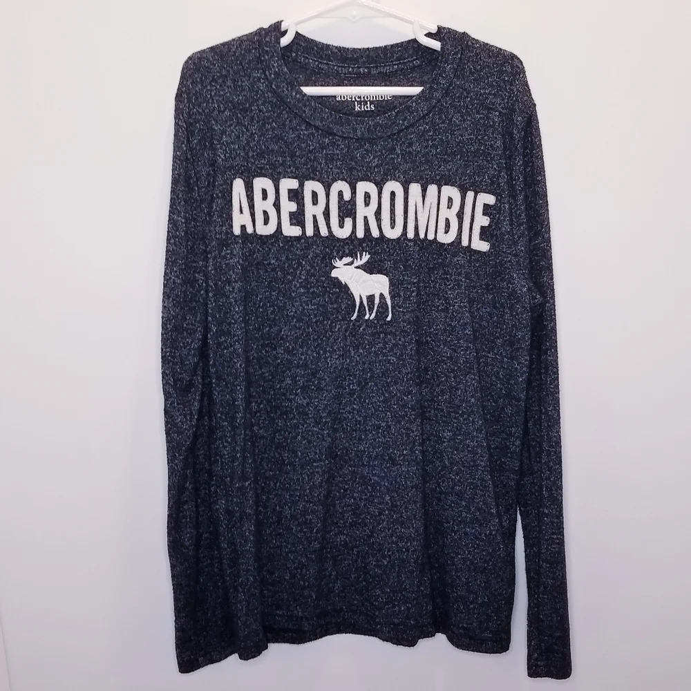 Abercrombie Kids Boys Size 9/10 Shirt Long Sleeve Moose Youth Top Knit